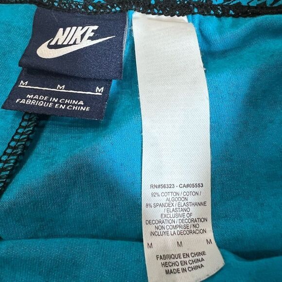 Nike Paint Splatter Geometric Teal Black Capri Leggings bundle Size Medium - Picture 11 of 14